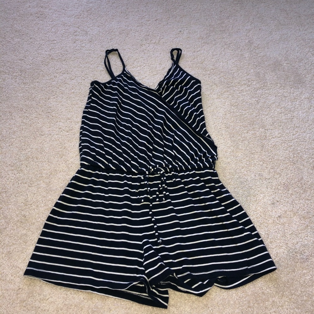 Striped romper